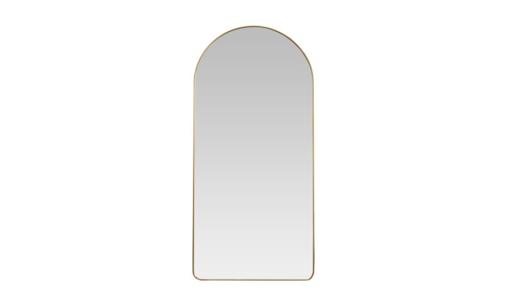 Зеркало в форме арки Walker brass