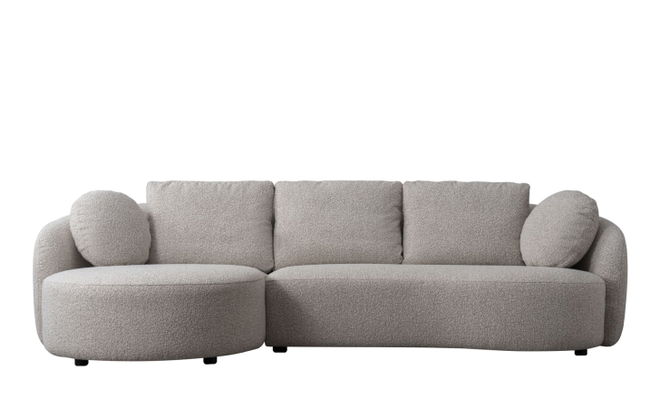 Диван Сонора угловой левый, цвет серый