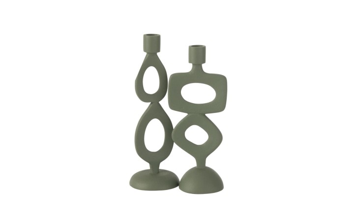 Подсвечник Rings Green в ассортименте