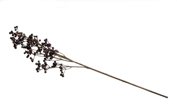 Декоративная искусственная ветвь Smilax Purple Branch, 110 см