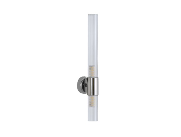 7274/A nickel , Бра, Nickel Clear glass L6*H35,5*Sp7 cm G9 2*25W