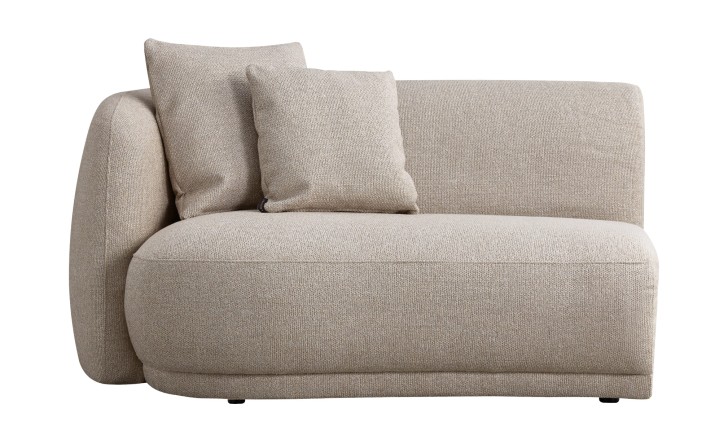 Диван модульный АЙВОРИ секция с подлокотником левая 1500х1270х800