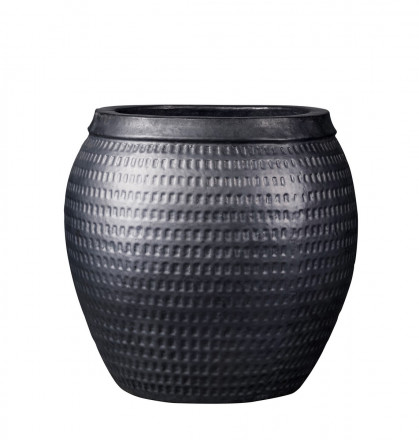 Кашпо Collar graphite L