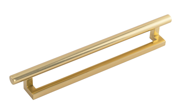 Ручка Аптаун 8 дюймов, цвет латунный