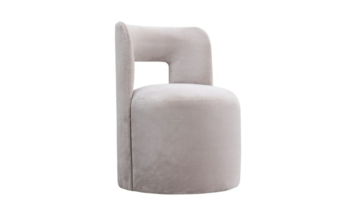 Кресло на колёсиках Тео серое