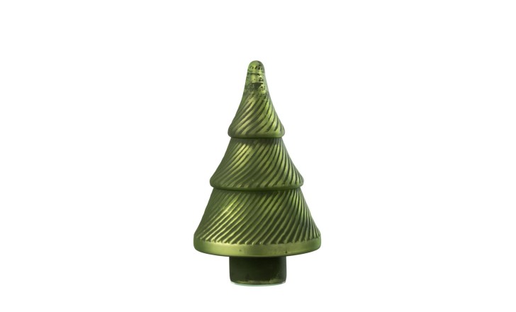 Фигурка Christmas Tree Ribbed Matt Green 30 см