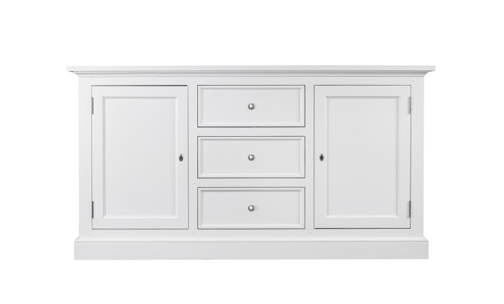 Комод Оксфорд с глухими дверцами белый