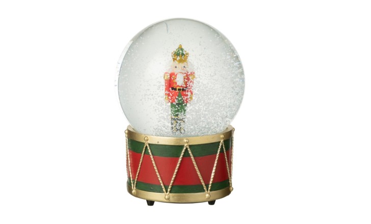 Декор настольный Water Globe Christmas Nutcracker Red/Dark Green