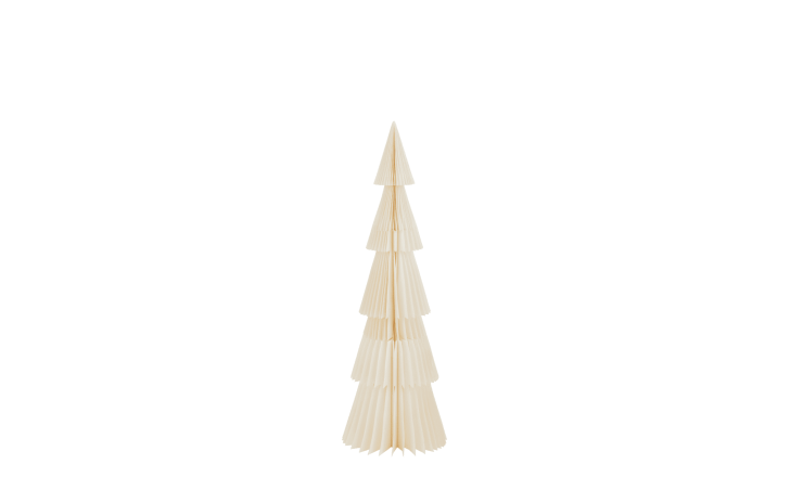 Фигурка Paper Christmas Tree cream S