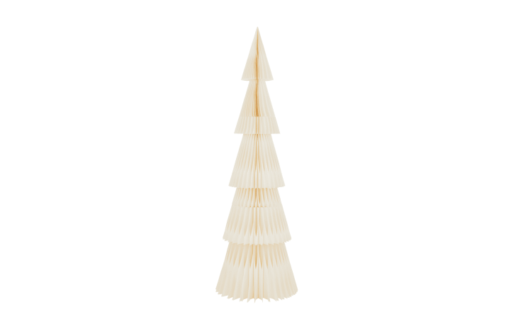 Фигурка Paper Christmas Tree cream L