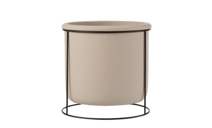 Кашпо Elara Taupe 19,5 см