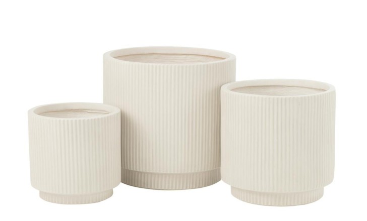 Кашпо Misty White