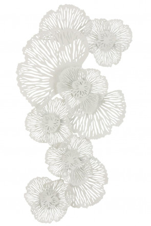 Декоративное панно Камелия белое