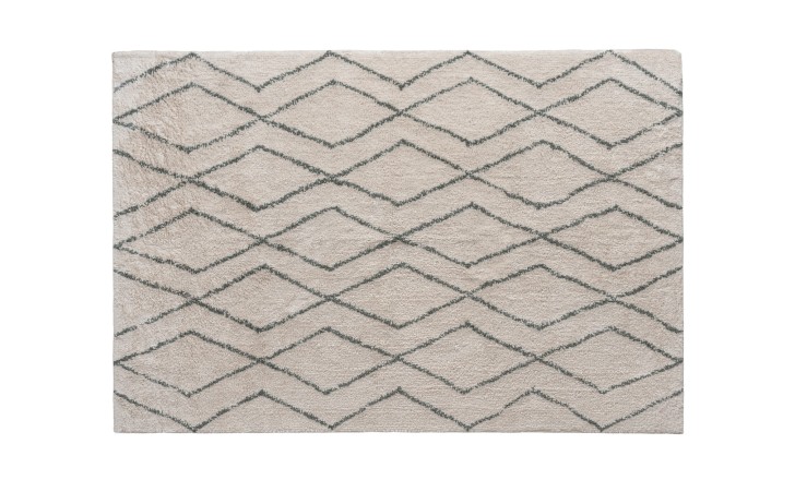 Ковёр Vasu 120x180 см с зелёным орнаментом