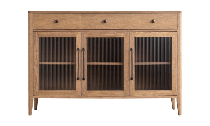 Витрина низкая трехстворчатая Ecru