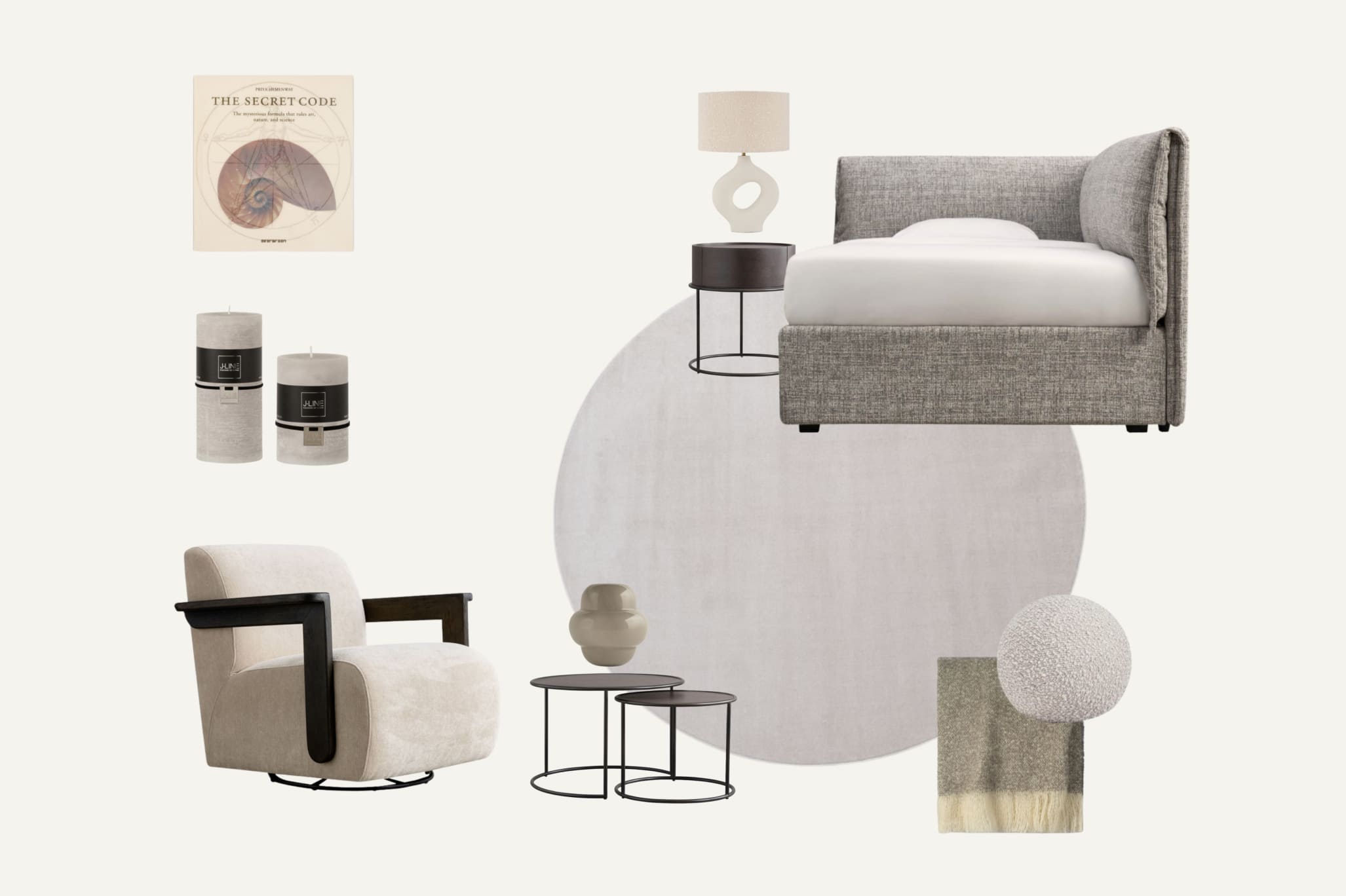 Текучие очертания и нежные поверхности, располагающие к спокойствию